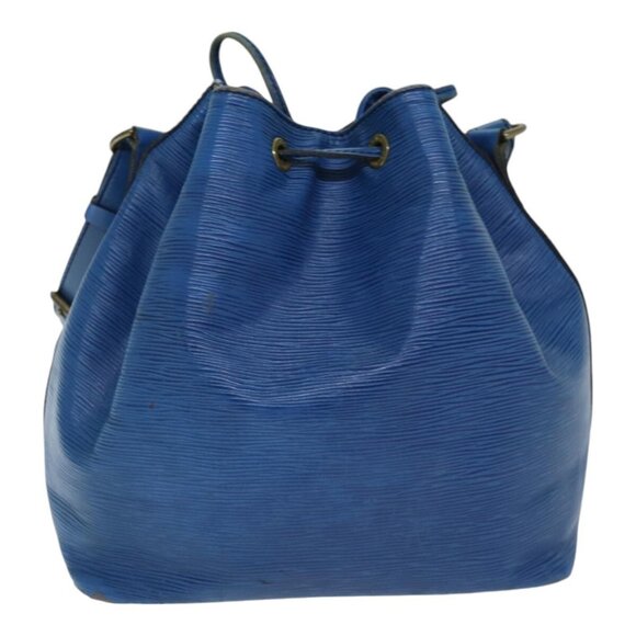 LOUIS VUITTON Epi Noe Shoulder Bag Toledo Blue LV Auth - Picture 3 of 16